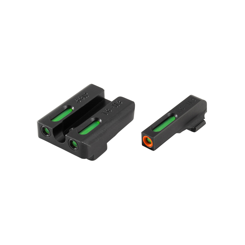 Brite-Site TFX Pro, Sight, Fits Sig #8 Front/#8 Rear, Tritium/Fiber-Optic, Day/Night Sight, 24/7 Brightness, Orange Ring on Front Sight TG13SG1PC
