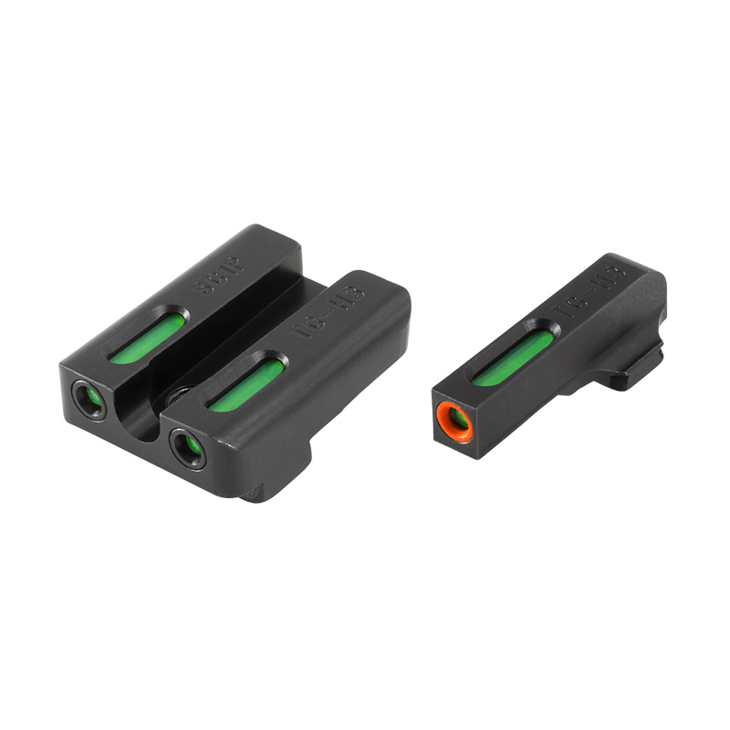 Brite-Site TFX Pro, Sight, Fits Sig #6 Front/#8 Rear, Tritium/Fiber-Optic, Day/Night Sight, 24/7 Brightness, Orange Ring on Front Sight TG13SG2PC