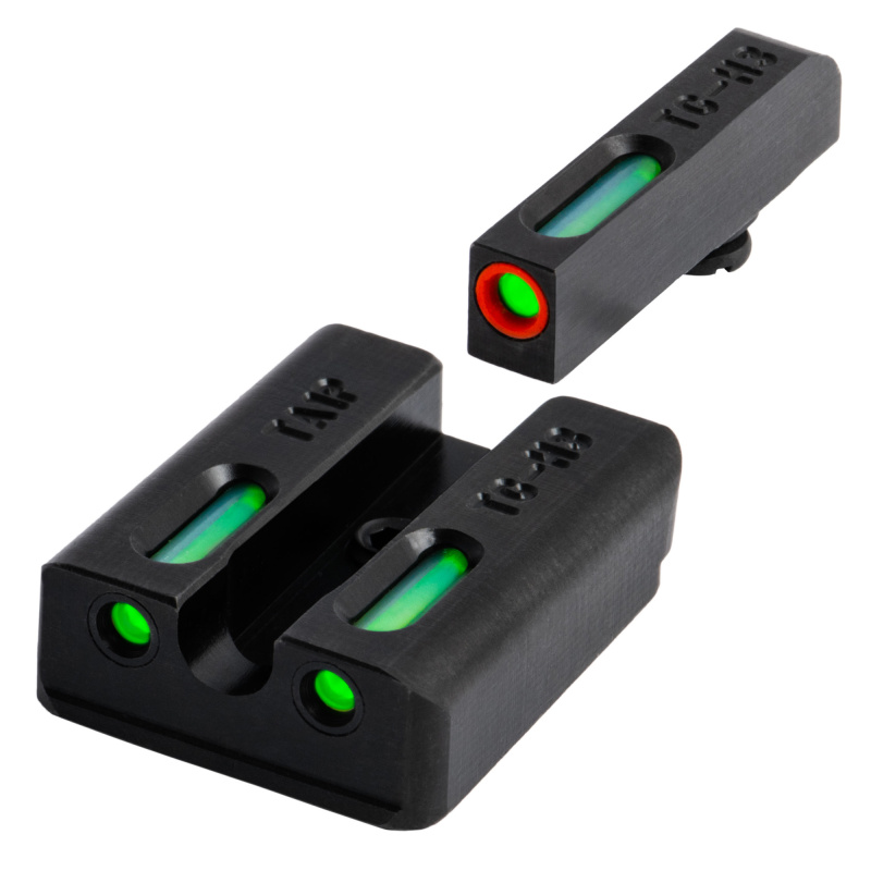 TFX Pro, Sight Set, Fits Taurus Millenium/Slim, Tritium/Fiber-Optic, Day/Night Sight, 24/7 Brightness, Orange Ring on Front Sight TG-TG13TA2PC