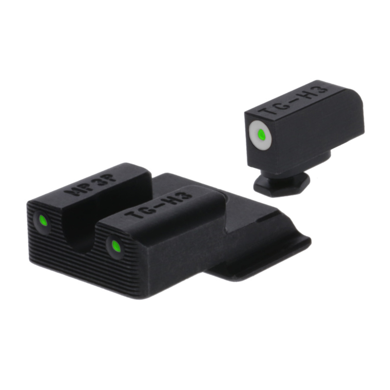 Tritium Pro, Sight Set, For S&W EZ 380, Green Tritium, White Ring on Front Sight TG-TG231MP3W