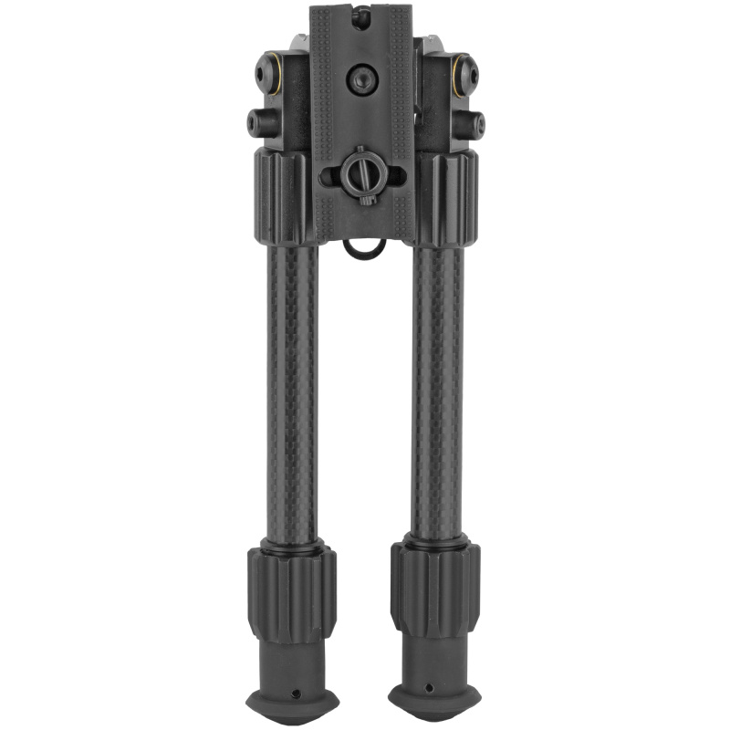 Tac-Pod Carbon Pro Bi-Pod, Carbon Fiber and Aluminum Construction W/ Rubber Feet ,Pivoting Base and Rotating Design Allows For Ease Shooting Angle Adjustment, 9-13 Inch Leg Length, Sling Stud Adapter TG8906L