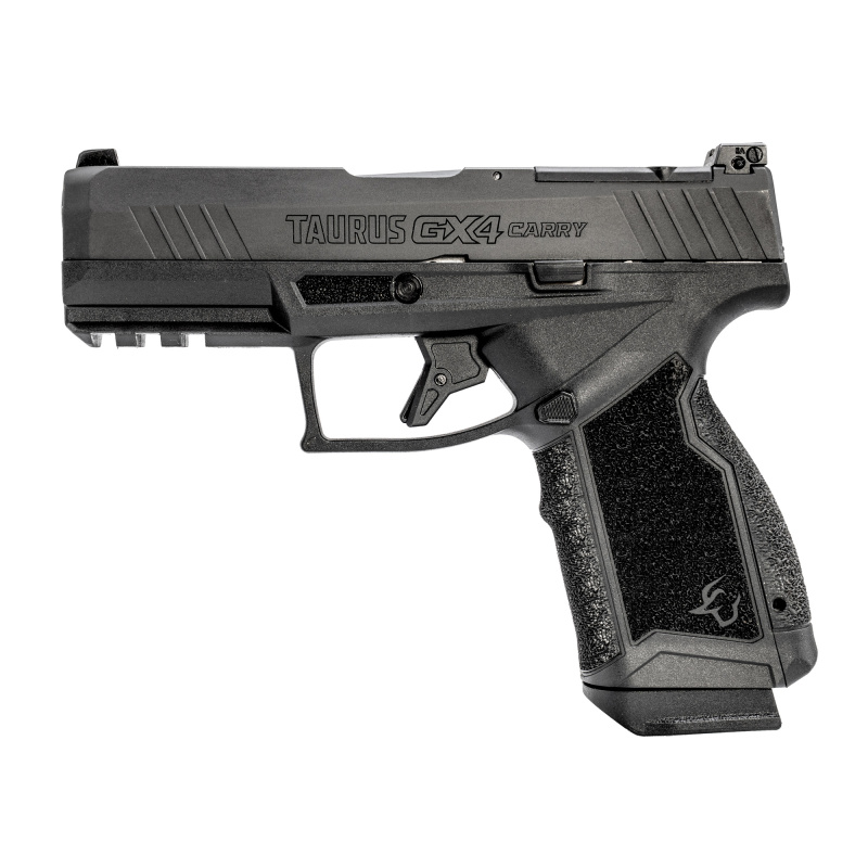 GX4 Carry, Semi-automatic, Striker Fired, Polymer Frame Pistol, Compact, 380ACP, 3.7" Barrel, Matte Finish, Black, Polymer Grips, Fixed Front Sight, Drift Adjustable Rear Sight, Manual Thumb Safety, 15 Rounds, 2 Magazines 1-GX4CRP38031