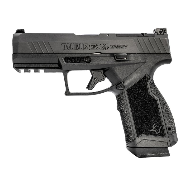 GX4 Carry, Semi-automatic, Striker Fired, Polymer Frame Pistol, Compact, 380ACP, 3.7" Barrel, Matte Finish, Black, Polymer Grips, Fixed Front Sight, Drift Adjustable Rear Sight, Manual Thumb Safety, 10 Rounds, 2 Magazines 1-GX4CRP38031-10