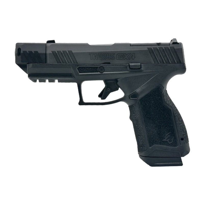 GX4 RP, Single Action Only, Semi-automatic, Compact, 3.7" Barrel, Rook Precision Compensator, Nitride Finish, Black, Drift Adjustable Rear Sight with Fixed Front Sight, Optics Ready T.O.R.O. Slide, 15 Rounds, 2 Magazine 1-GX4CRP931-RP