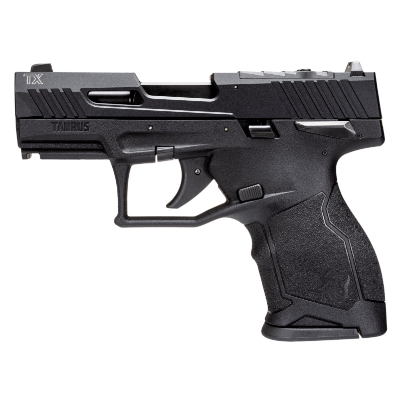 TX22, Striker Fired, Semi-automatic, Polymer Framed Pistol, Compact, 22 LR, 3.5" Threaded Barrel, Matte Finish, Black, Ramp Front/Adjustable Rear, 13 Rounds, 2 Magazines, Manual Safety 1-TX22131