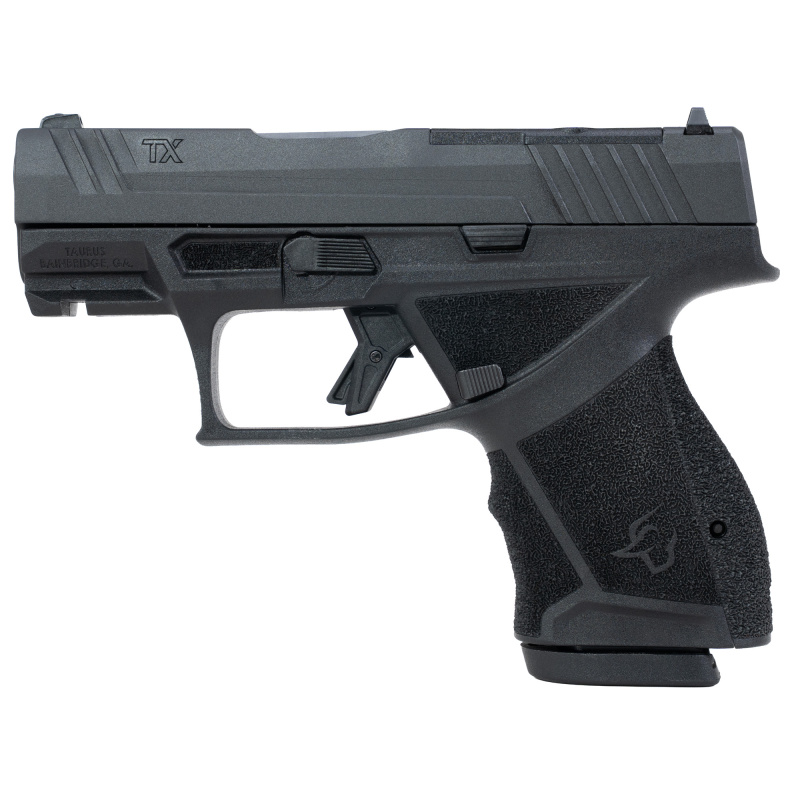 TX9, Striker Fired, Single Action Only, Semi-automatic, Sub-Compact, 9MM, 3.4" Barrel, Nitride Finish, Black, Drift Adjustable Rear Sight with Removable Front Sight, Optics Ready T.O.R.O. Slide, 13 Rounds, 2 Magazines 1-TX9SC431