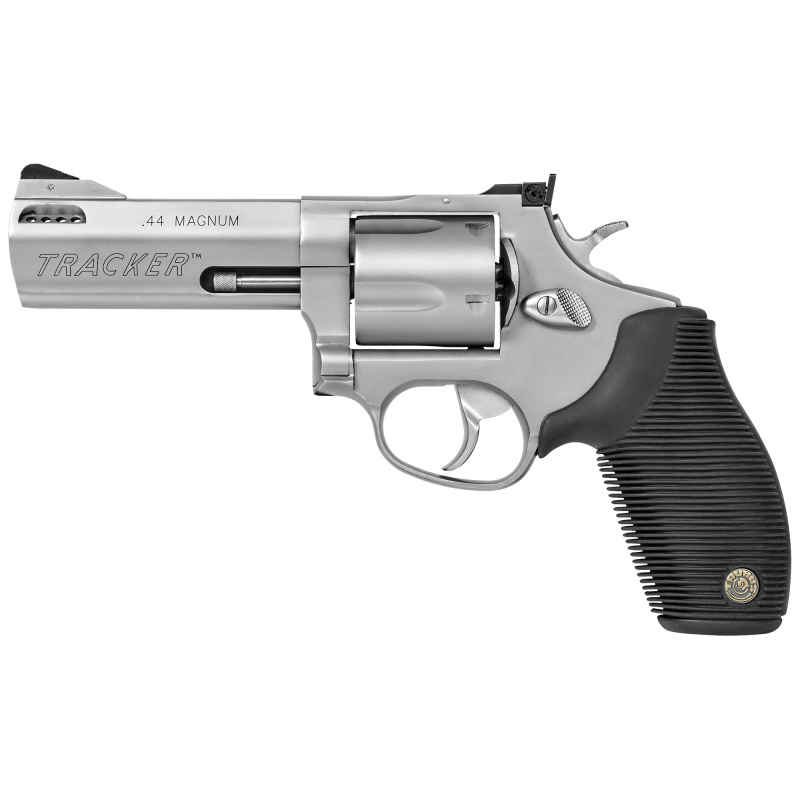 Model 440 Tracker .44 Magnum 4 Inch Ported Barrel Matte Stainless Steel Finish Adjustable Rear Sight 5 Round
