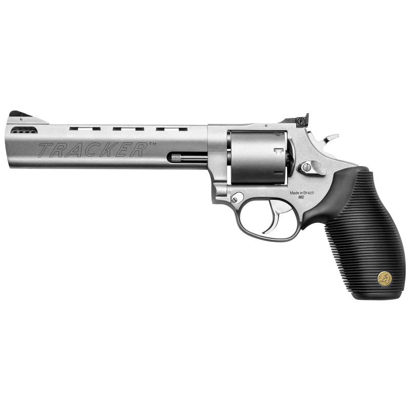 692, Revolver, Medium Size, 357Mag/38Spl/9MM, 6.5" Barrel, Steel Frame, Stainless Finish, Rubber Grips, 7Rd 2-692069