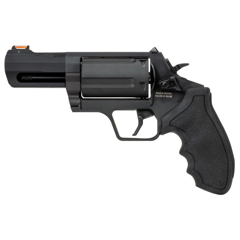 Judge, Revolver, Double/Single Action, Medium Frame, 45 Colt/.410 Bore, 3" Barrel, Matte Finish, Black, Rubber Grips, Fiber Optic Front with Drift Adjustable Rear, 5 Rounds 2-JUDGE31