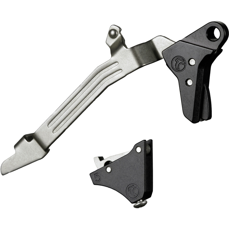 Alpha Competition Trigger, Fits GLOCK Gen 5 in 10MM/45ACP (20/21/29/30), Black Alpha Glock 5-LARGE-BLACKOUT