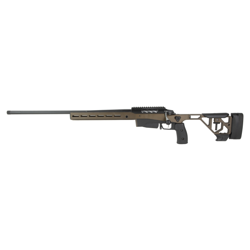 T3x Ace Game, Bolt Action Rifle, 7MM PRC, 24" Threaded Barrel, 5/8X24 Thread Pitch, Cerakote Finish, Black, Modular Chassis, 5 Rounds, Left Hand JRTXAGB47124