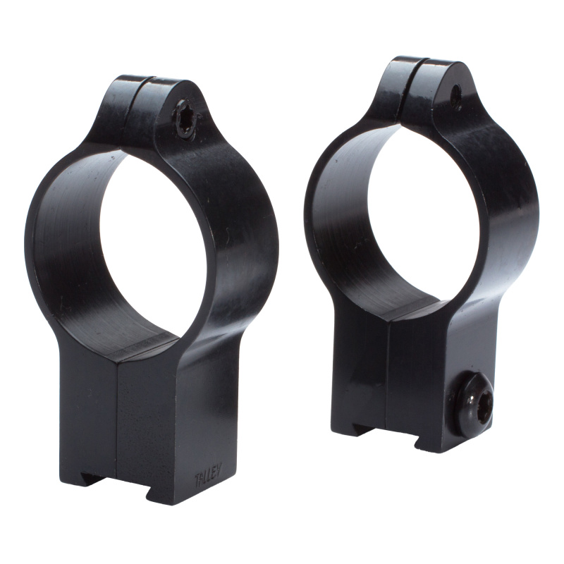 Light Weight Ring Set, 30mm High, Fits CZ with 11MM Dovetail (452 European/455/457/512/513), Matte Finish, Black 30CZRH