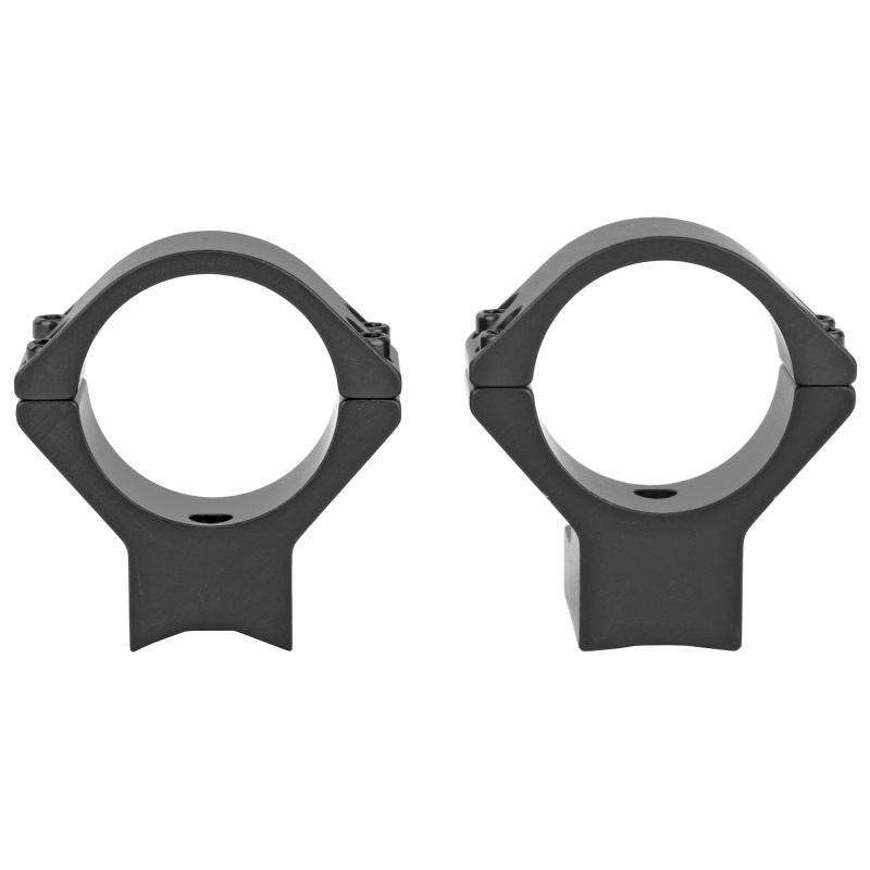 Light Weight Ring/Base Combo, 30mm Med, Black Finish, Alloy, Fits Howa 1500, Weatherby Vanguard 740734