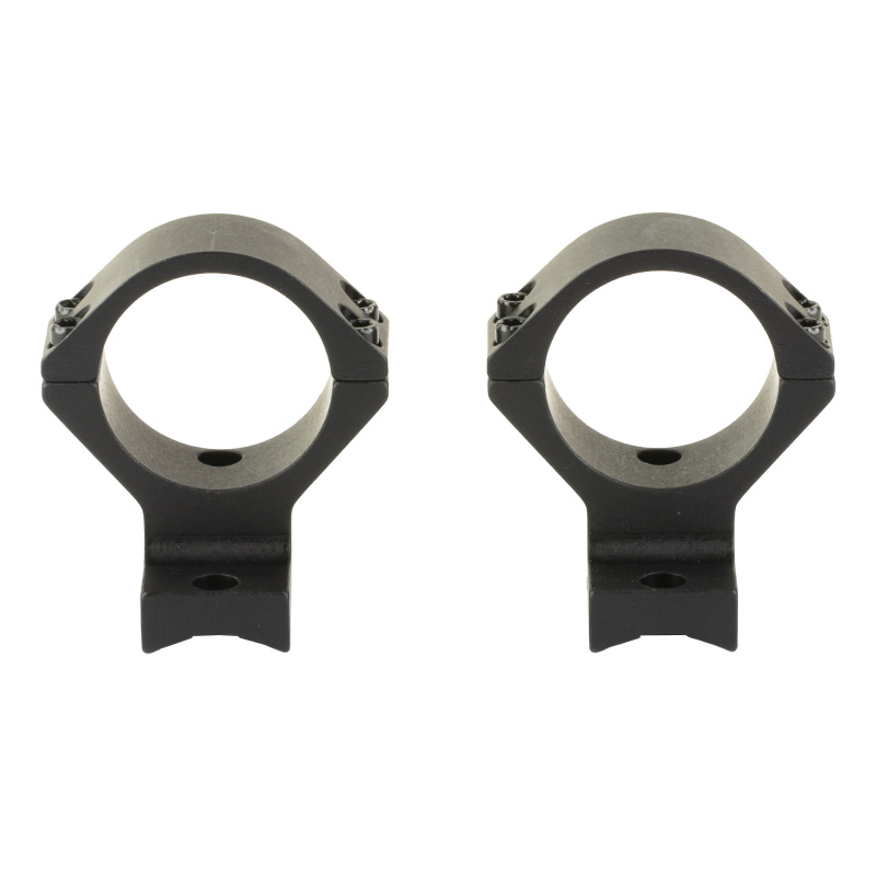 Light Weight Ring/Base Combo, 30mm High, Fits Savage with Round Receiver, 8-40 Screws, Matte Finish, Black 750719