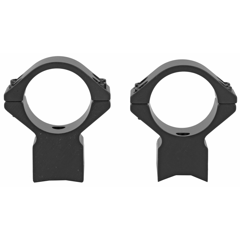 Light Weight Ring/Base Combo, 1" High, Black Finish, Alloy, Fits Howa 1500, Weatherby Vanguard 950734