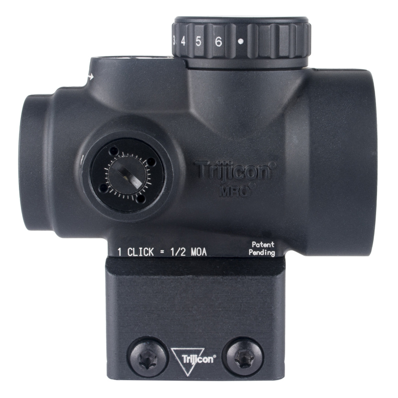 MRO SD, Red Dot, 25mm Objective, 2 MOA Dot, Matte Finish, Black, Full Co-Witness Mount MRO-C-2200302