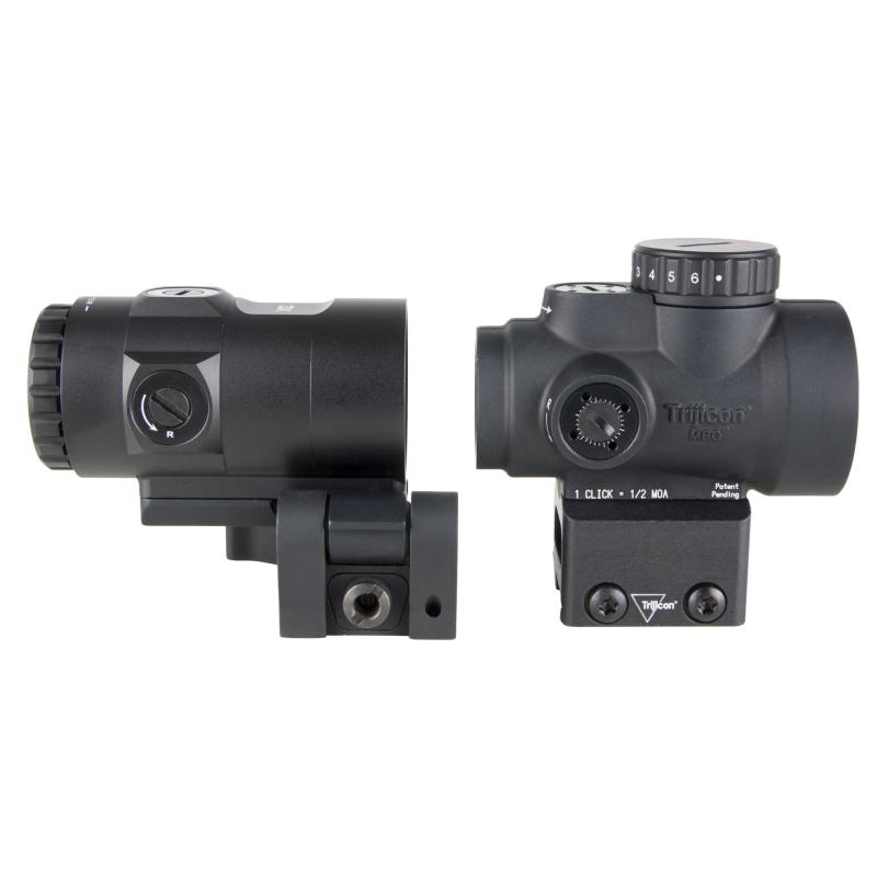 MRO SD Combo, Red Dot with 3X Magnifier, 25mm Objective, 2 MOA Dot, Matte Finish, Black, Full Co-Witness Mount MRO-C-2200367