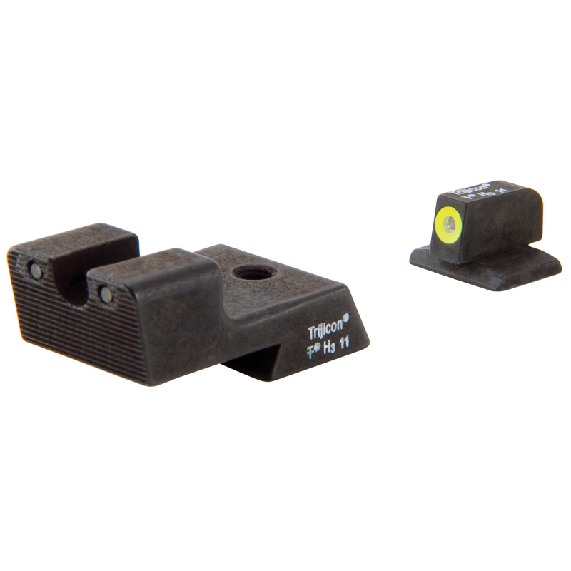 HD™ Night Sights 1911 Novak Cut HD™ Night Sight Set - Yellow Front Outline Colt 1911