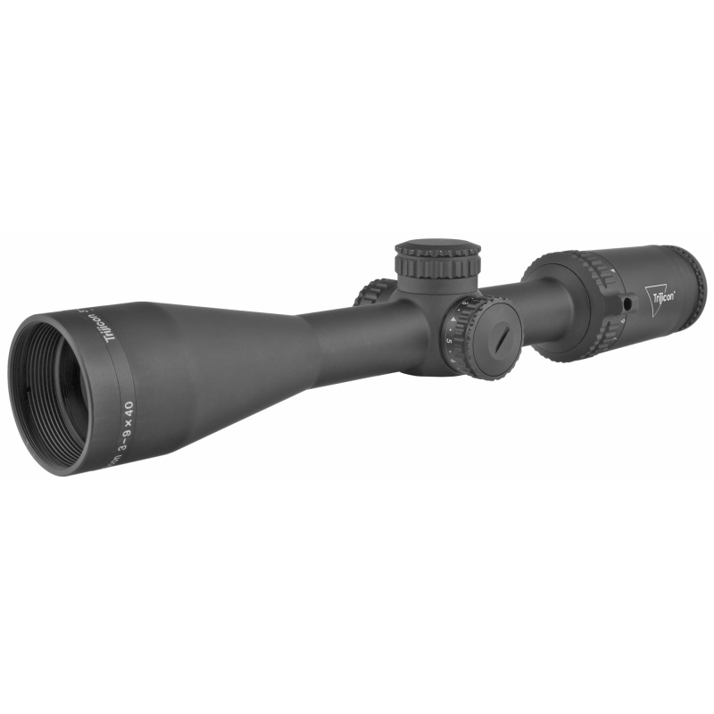 Credo® 3-9x40 Second Focal Plane (SFP) Riflescope w/ Green MOA Precision Hunter, 1 in. Tube, Matte Black, Low Capped Adjusters