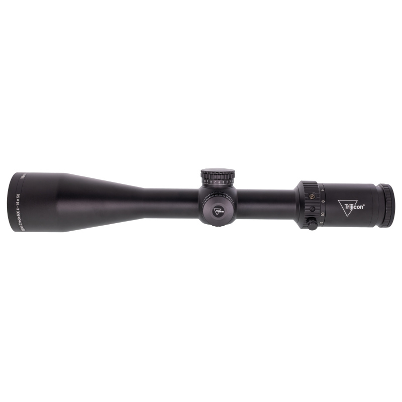 Credo HX, Second Focal Plane Rifle Scope, 4-16X Magnification, 50mm Objective, 30mm Main Tube, Red/Green PowerDot Reticle, BDC Hunter Holds, Satin Finish, Black, Exposed Elevation Toolless Adjuster, Return to Zero Feature CRHX1650-C-2900053