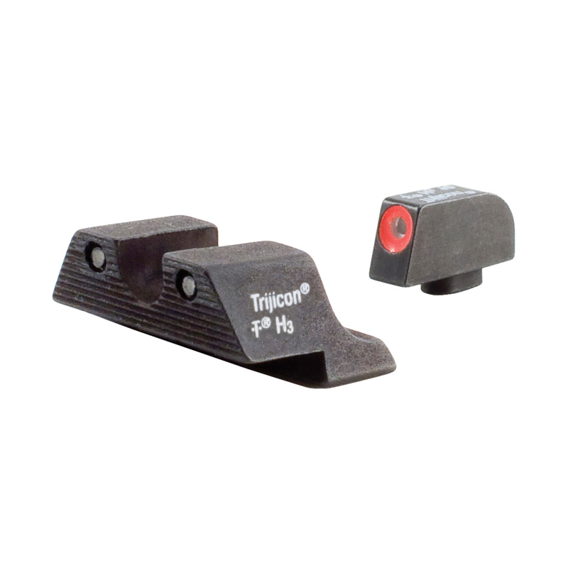 HD Night Sight Set Orange Front Outline — Glock 17, 17L, 19, 22, 23, 24, 25,  26, 27, 28, 31, 32, 33, 34, 35, 37, 38, 39