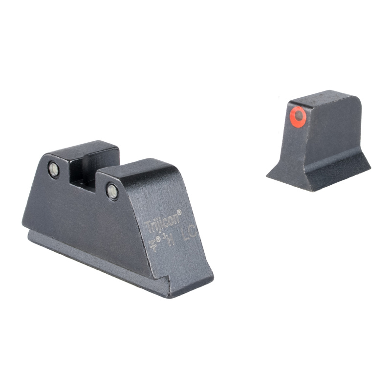 Suppressor/Optic Height, Night Sights, Orange Front with Black Rear & Green Lamps, For Glock 17,19,22,23,24,26,27,31,32,33,34,35,39 GL201-C-601134