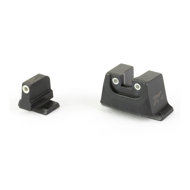 Bright & Tough™ Night Sight Suppressor Set w/White Front/White Rear & Green Lamps - for Smith & Wesson® C.O.R.E