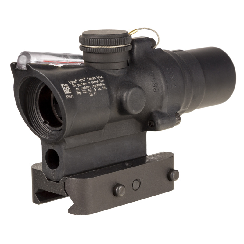 Compact ACOG 1.5x16S, 1.5x Magnification, 16mm Objective, Dual Illuminated, Red 55 Grain .223 RTR Reticle, Black, Includes Q-LOC Mount TA44-C-400413