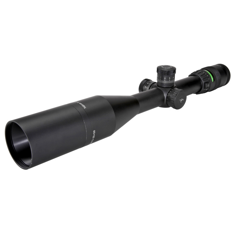 AccuPoint® 5-20x50 Riflescope MIL-Dot Crosshair w/ Green Dot, 30mm Tube, Matte Black, Exposed Adjusters