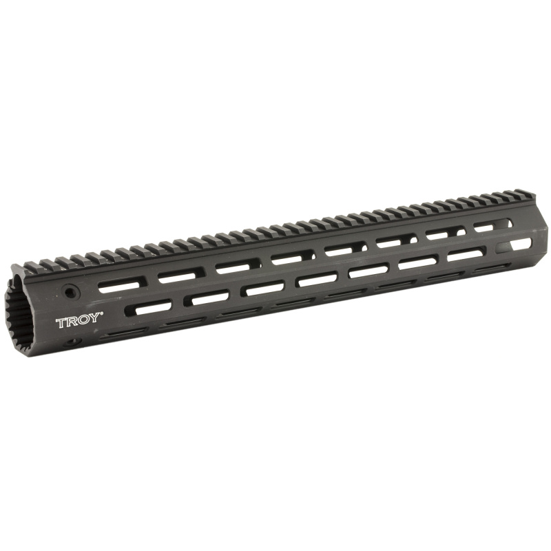 BattleRail, Rail, Fits AR, 5.56, 15", M-Lok, Aluminum, Black Finish SRAI-ML1-15BT-00