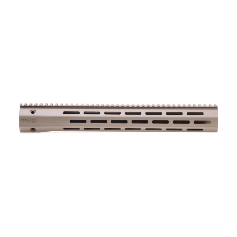 BattleRail, Rail, Fits AR, 5.56, 15", M-Lok, Aluminum, Flat Dark Earth Finish SRAI-ML1-15FT-00