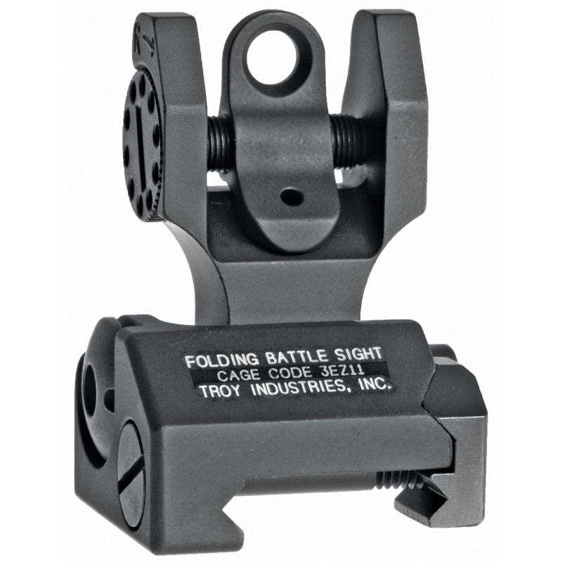 Rear Folding BattleSights Black Oxide Finish Clampack