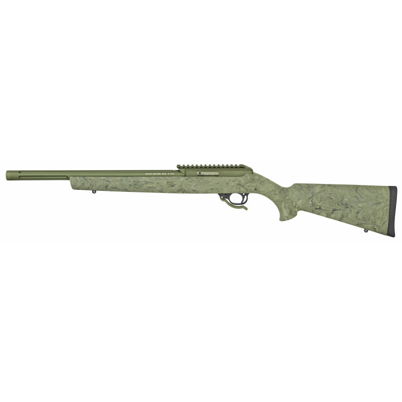 X-Ring VR, Semi-automatic, 22LR, 10Rd, 16.5" Threaded Barrel, OD Green Finish, Ghillie Green Hogue Stock, Ruger BX Trigger, Ambidextrous Charging Handle ATE-MOD-B-H-GGRN