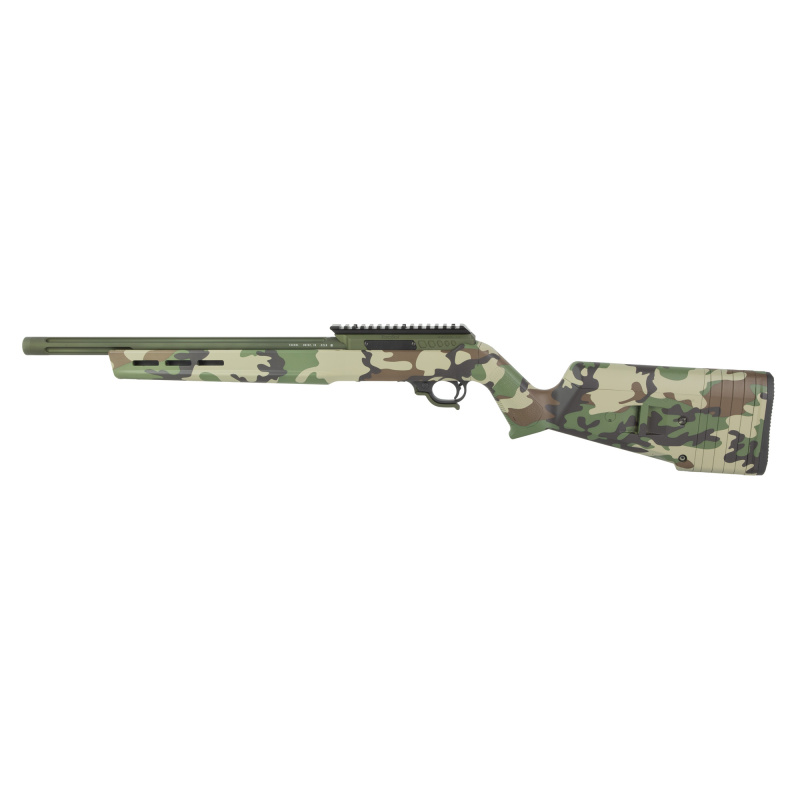X-Ring Gen2, Semi-automatic, Rifle, 22LR, 16.5" Threaded Barrel, 1/2X28 Thread Pitch, Matte Finish, Olive Drab Green Barrel, M81 Chassis, Magpul Hunter X-22 Stock, 10 Rounds, 1 Magazine ATE2-MOD-B-M-M81