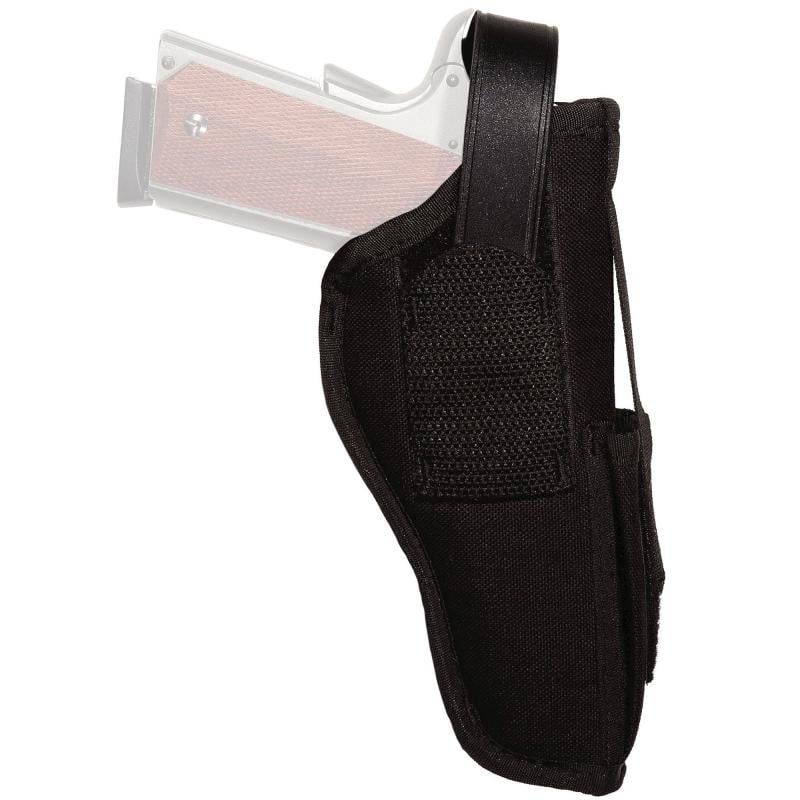 Sidekick Hip Holster With Magazine Pouch Size 5 for 4.5-5 Inch Barrel Large Automatics Black Ambidextrous
