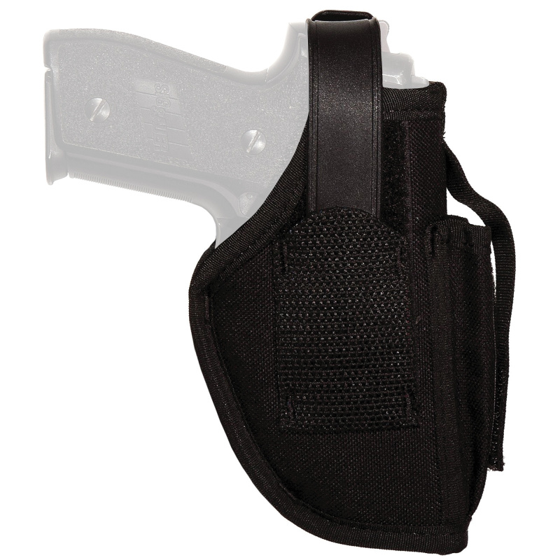 Sidekick Hip Holster With Magazine Pouch Size 16 for 3.25-3.75 Inch Barrel Medium/Large Auto Black Ambidextrous