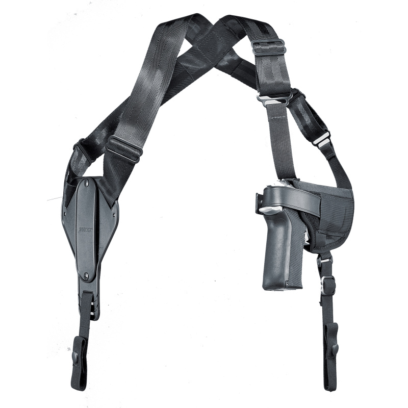 Sidekick Horizontal Shoulder Holsters Size 5 Black Ambidextrous