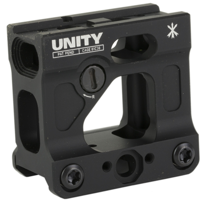 FAST Micro, Red Dot Mount, 2.26" Optical Height, Compatible with T1/T2 Footprints, Anodized Finish, Black FST-MICB