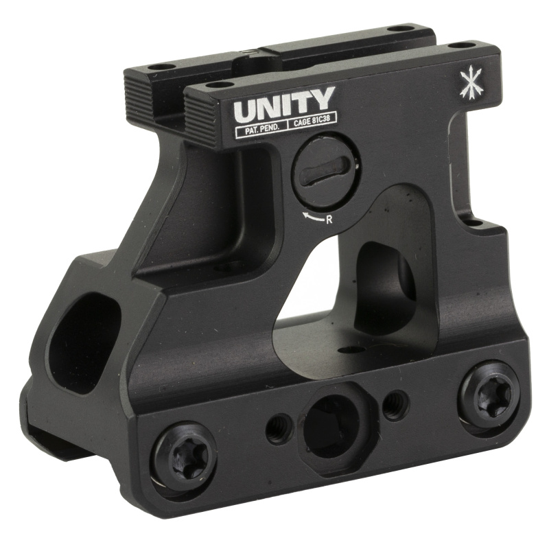FAST Micro, Red Dot Mount, 2.26" Optical Height, Compatible with MRO/MRO-HD Footprint, Anodized Finish, Black FST-MROB