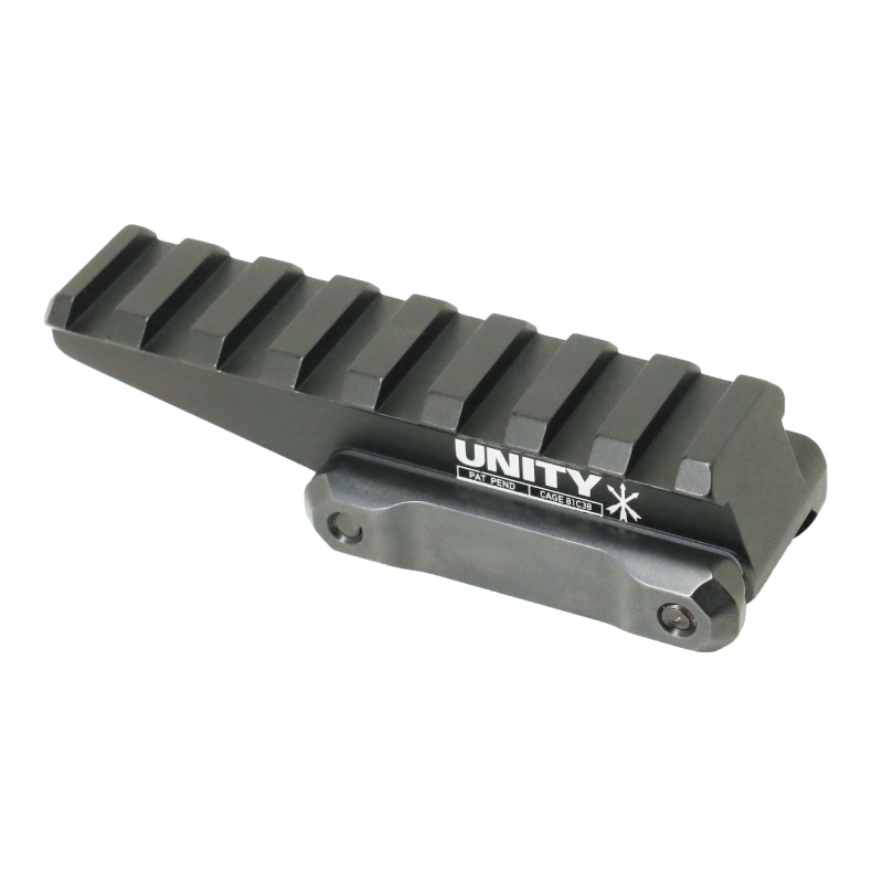 FAST, Red Dot Riser, Elevates Lower 1/3 Mount to 2.26" Optical Height, Direct to Picatinny, Anodized Finish, Black FST-ORB
