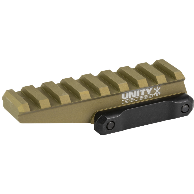 FAST, Red Dot Riser, Elevates Lower 1/3 Mount to 2.26" Optical Height, Direct to Picatinny, Anodized Finish, Flat Dark Earth FST-ORF