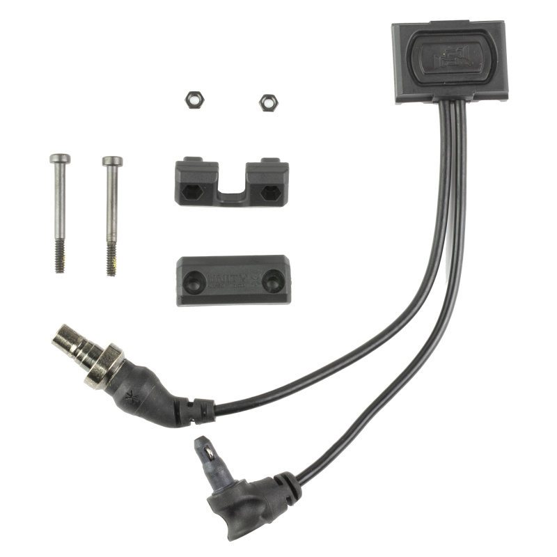 ModButton Lite SYNC, 4.5", Dual Lead Remote Switch For Surefire Scout and Crane Laser, Fits Picatinny, Black MBL2-BLK-SF-CL-4.5