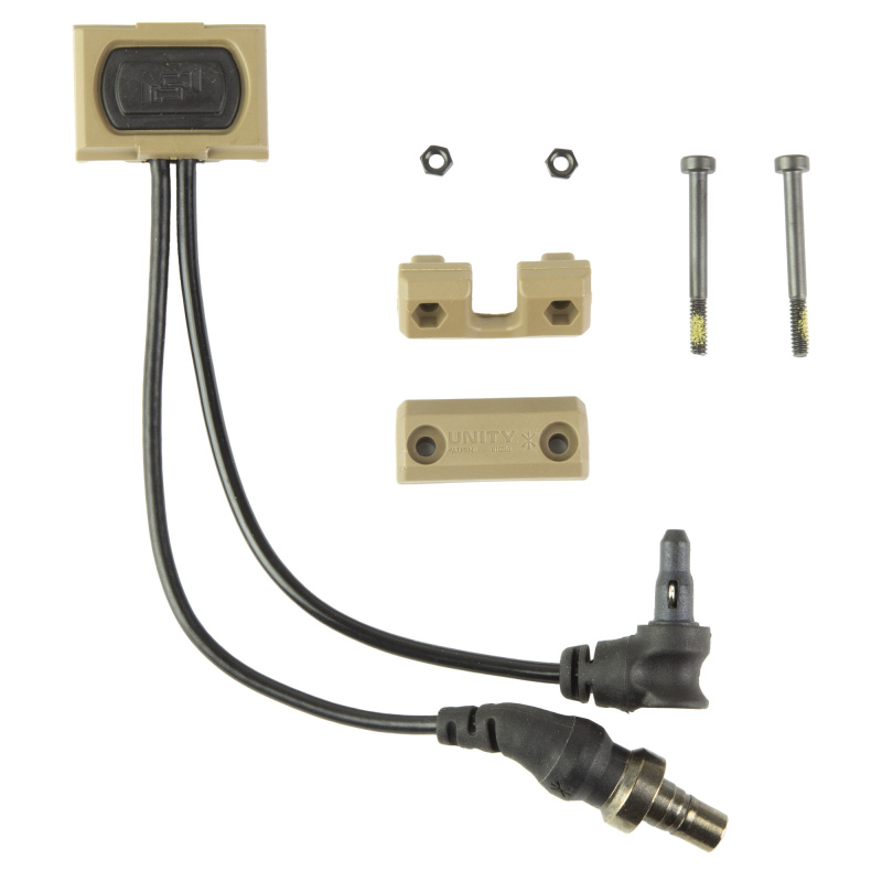 ModButton Lite SYNC, 4.5", Dual Lead Remote Switch For Surefire Scout and Crane Laser, Fits Picatinny, Flat Dark Earth MBL2-FDE-SF-CL-4.5