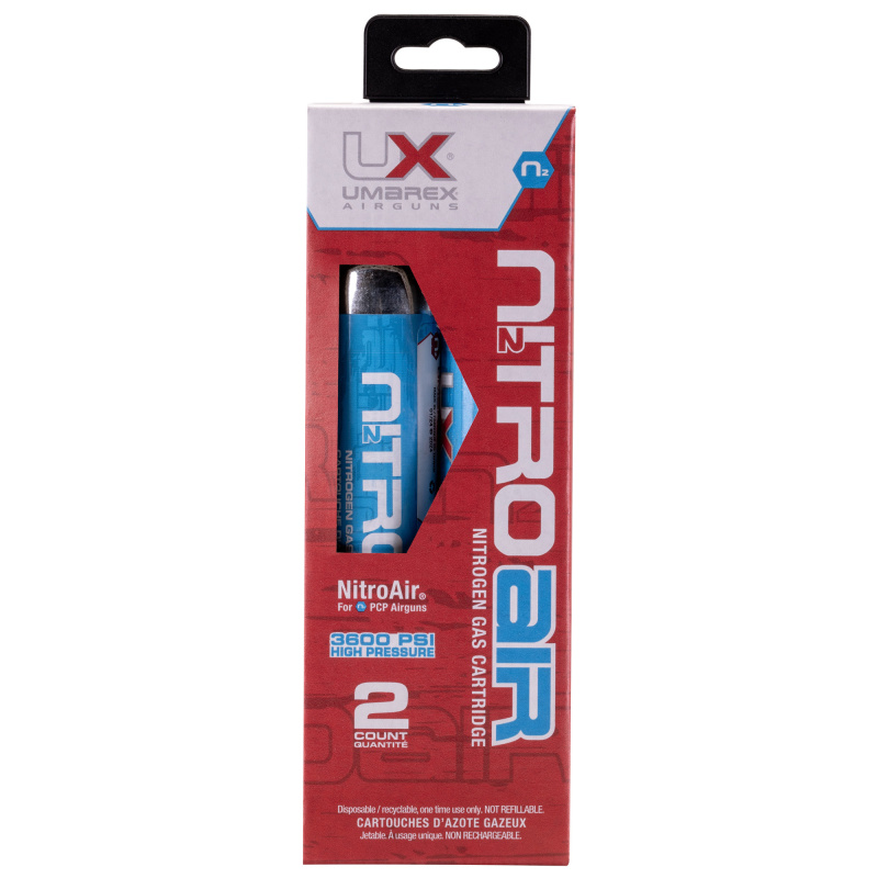 Umarex, 32 Gram Nitrogen Cylinder, Fits KOMPLETE NCR Air Rifle, 2 Pack 2211382