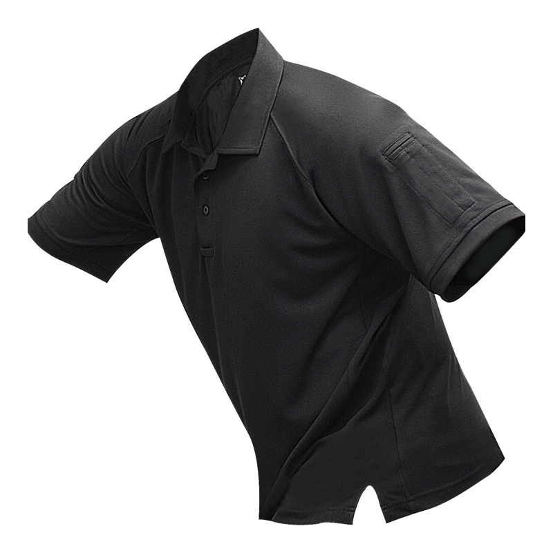 Coldblack Short Sleeve Polo Shirt, Black, Polyester, XL F1 VTX4000P BK XLARGE