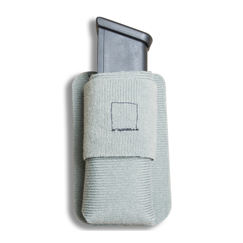 M.A.K. Magazine Pouch, Grey Nylon, Fits Pistol Magazines, Tactigami F1 VTX5110 GY NA