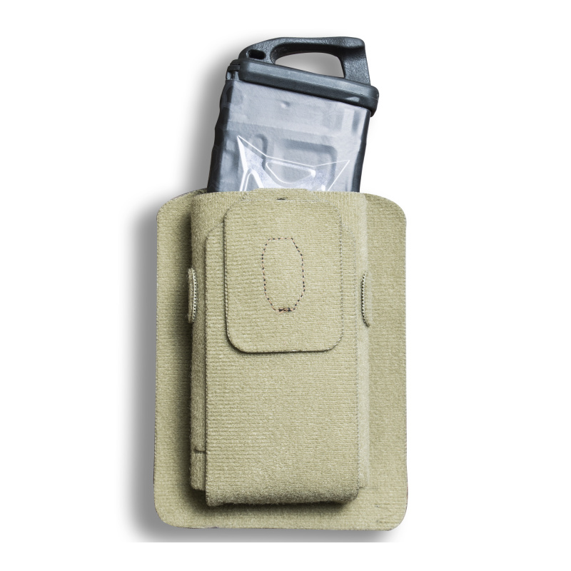 M.A.K. Magazine Pouch, Coyote Brown Nylon, Fits AR-15 Magazines, Tactigami F1 VTX5115 ET NA