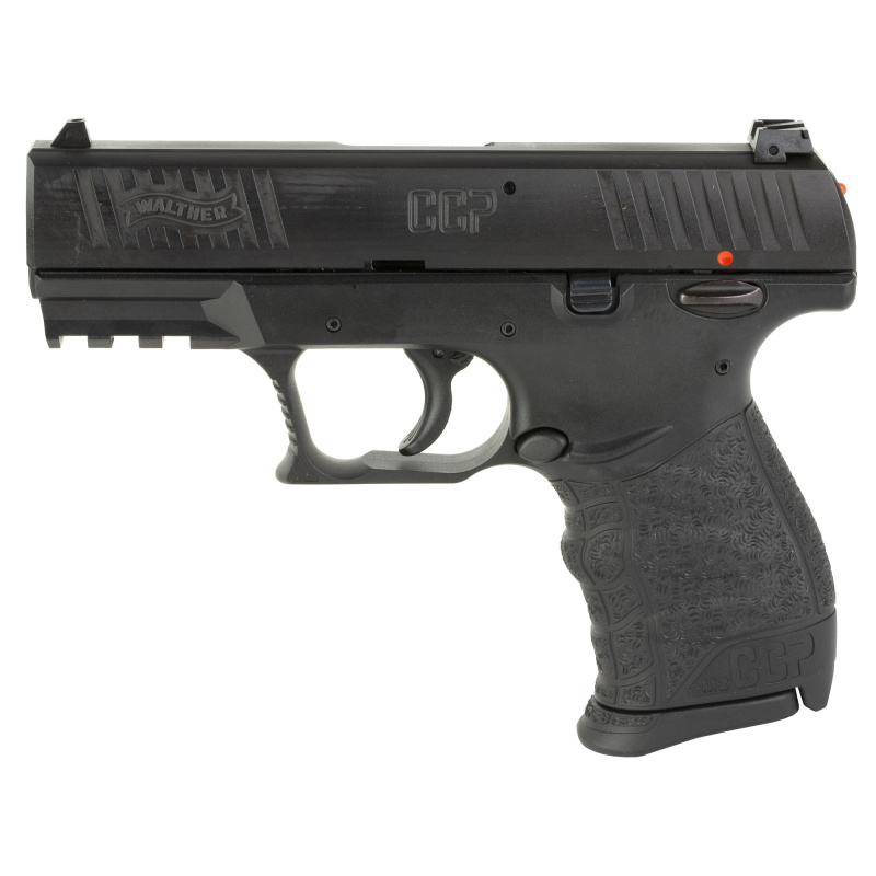 CCP M2+, Striker Fired, Semi-automatic, Polymer Frame Pistol, Compact, 9MM, 3.54", Black, Manual Safety, 3 Dot Sights, 8 Rounds, 2 Magazines 5083500