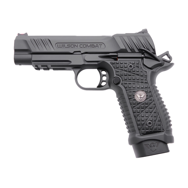 2.0 XPD eXperior Elite Commander, 1911, Semi-automatic, Aluminum Frame Pistol, Officer Size, 9MM, 4.25" Fluted Bull Barrel, Anodized Frame, Armor-Tuff Slide, Black, G10 TRAK Grips, Battlesight Rear with Red Fiber Optic Front Sight, Optic Ready, Ambidextr