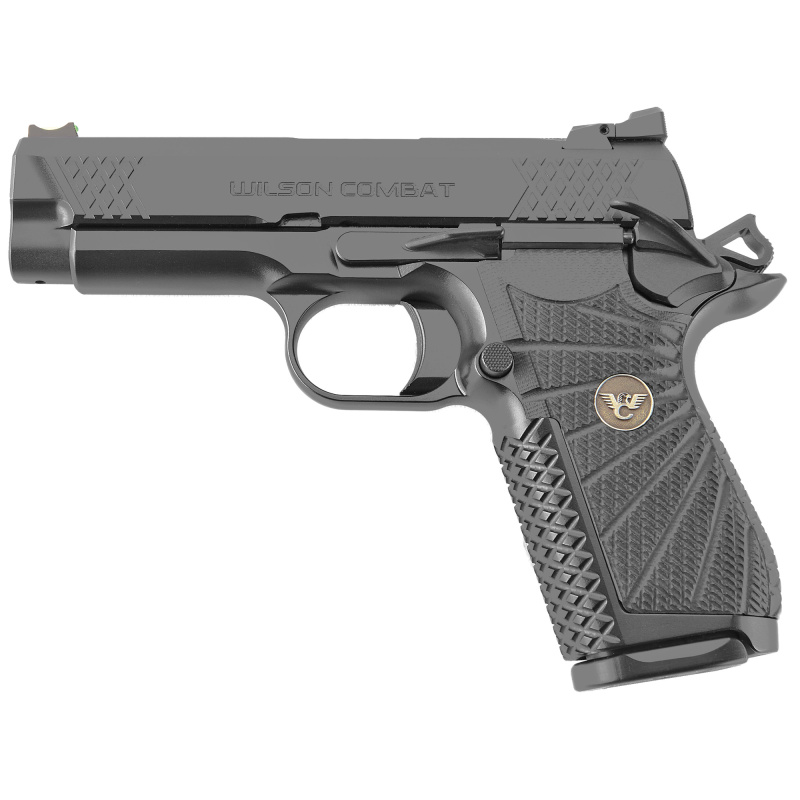 EDCX9, Semi-automatic, Compact, 9MM, 4" Barrel, Black Armor Tuff Finish, Green Fiber Optic Sights, Manual Safety, Non-Lightrail, 15Rd EDCX-CP-9